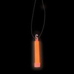 JR72926 6" Orange Glow Stick Necklace